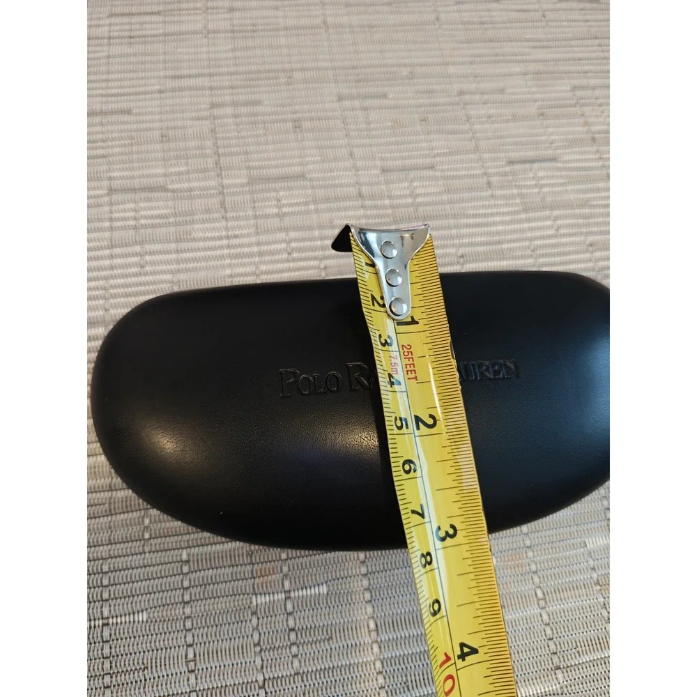 Polo Ralph Lauren Eyeglass Sunglasses Case Black Hard Shell Clamshell